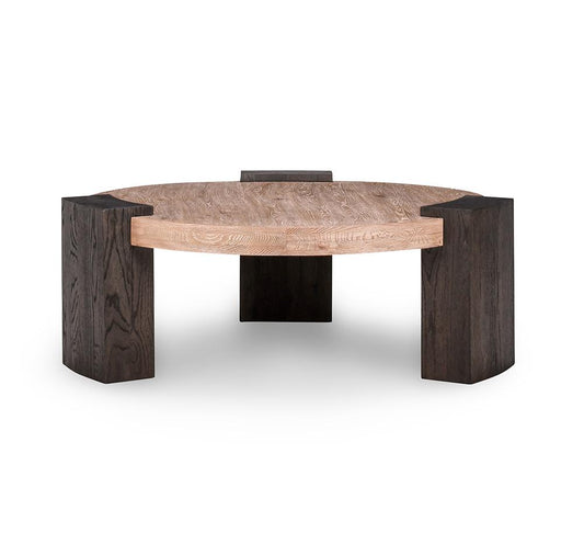 Classic Home - Rio Wood Round Coffee Table In Dark Brown - 51011667 veiw 2
