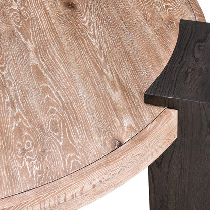Classic Home - Rio Wood Round Coffee Table In Dark Brown - 51011667 veiw 3