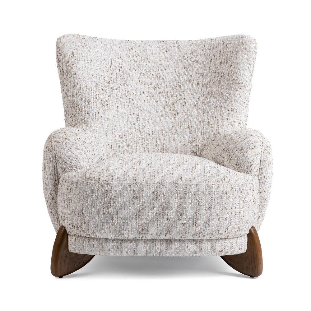 Classic Home - Riya Upholstered Accent Chair - Oat - 53006744 view 2