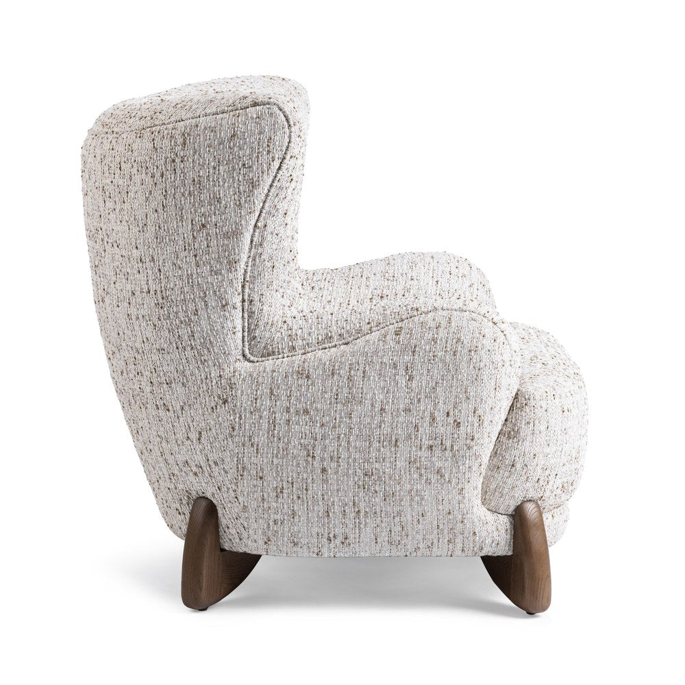 Classic Home - Riya Upholstered Accent Chair - Oat - 53006744 view 3