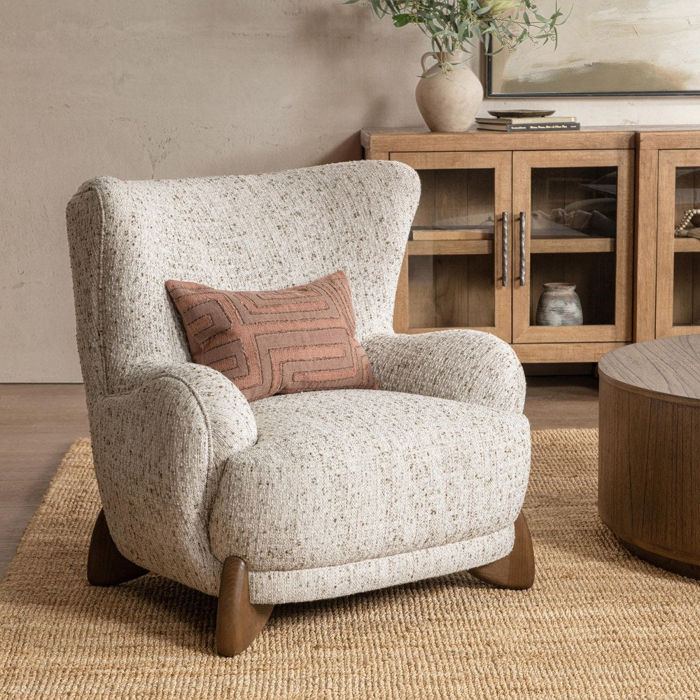 Classic Home - Riya Upholstered Accent Chair - Oat - 53006744 view 8