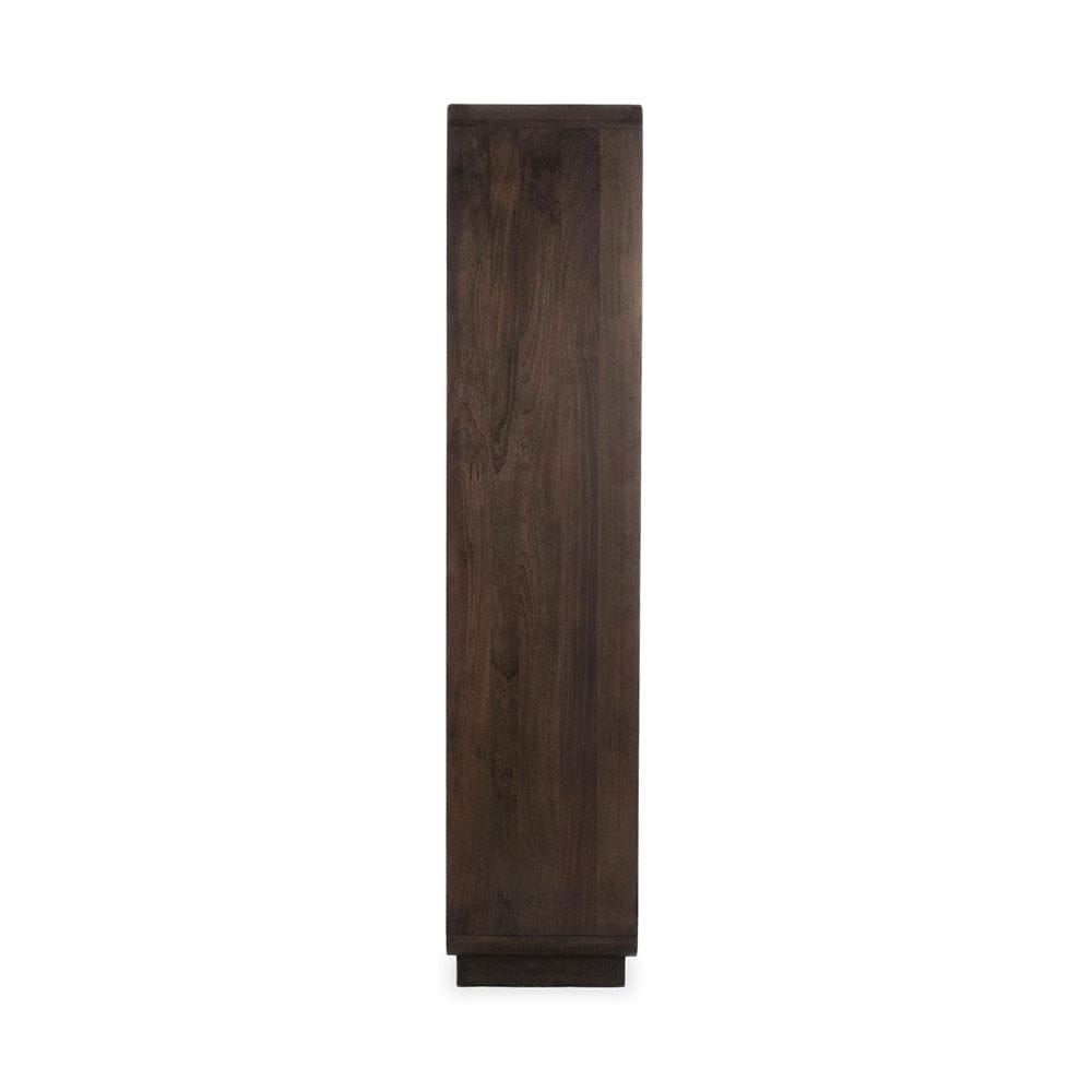 Classic Home  - Rogers Mango Wood Curio Cabinet - Dark Brown - 52010928 veiw 4