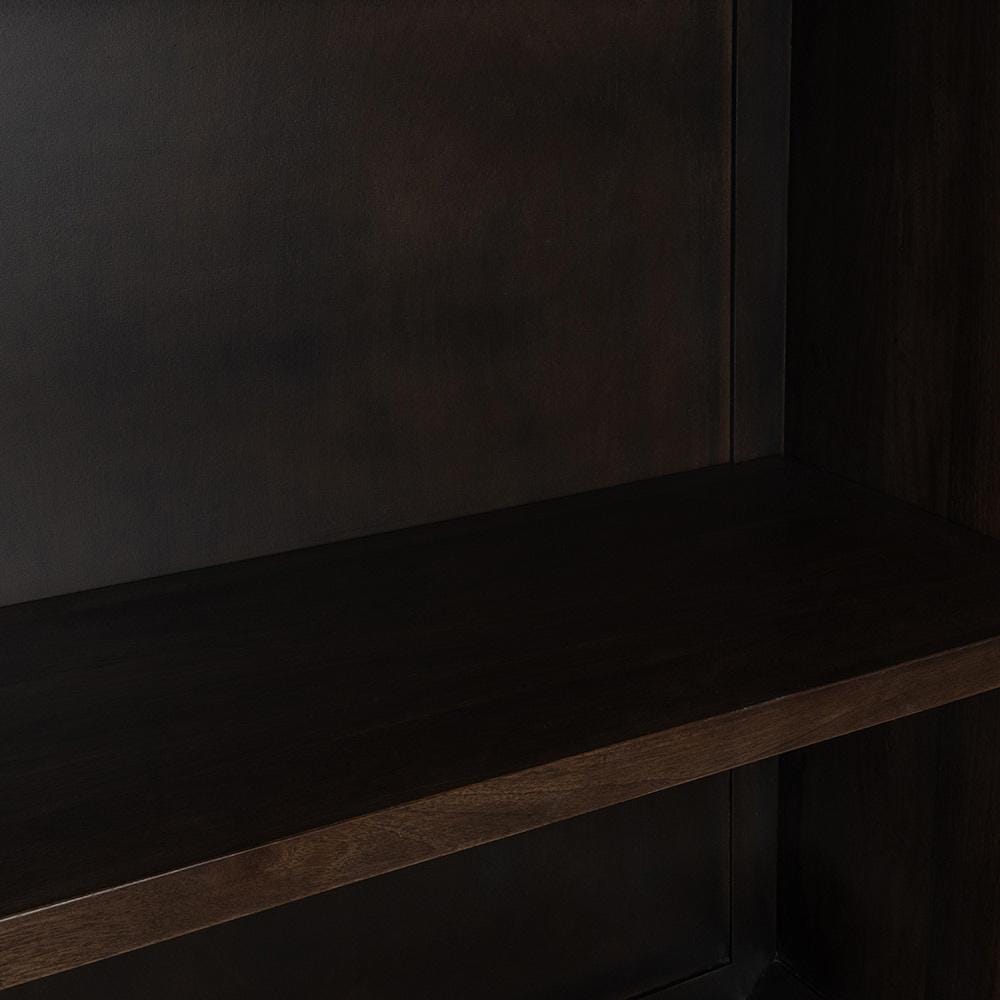 Classic Home  - Rogers Mango Wood Curio Cabinet - Dark Brown - 52010928 veiw 8