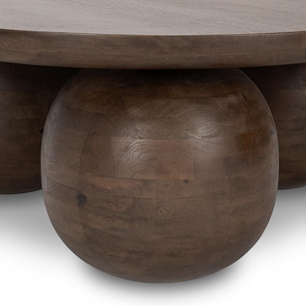 Classic Home  - Ronda Mango Wood Coffee Table - Brown - 51012000 veiw 3