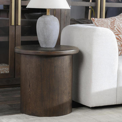 Classic Home - Runa 22in Wood End Table In Coffee Brown  - 51031680 veiw 4
