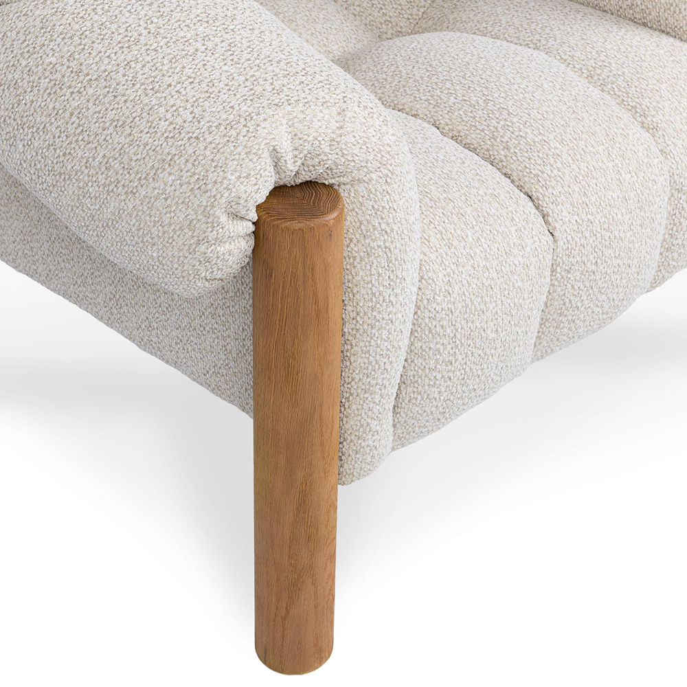 Classic Home - Sansa Upholstered Accent Chair - Cream - 53051819 view 4