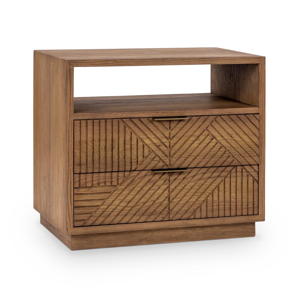 Classic Home - Santa Clara 2-Drawer Wood Night Stand - 54010253 veiw 1