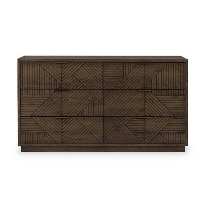Classic Home  - Santa Clara 6-Drawer Wood Dresser - Toasted Brown - 52004211 veiw 2