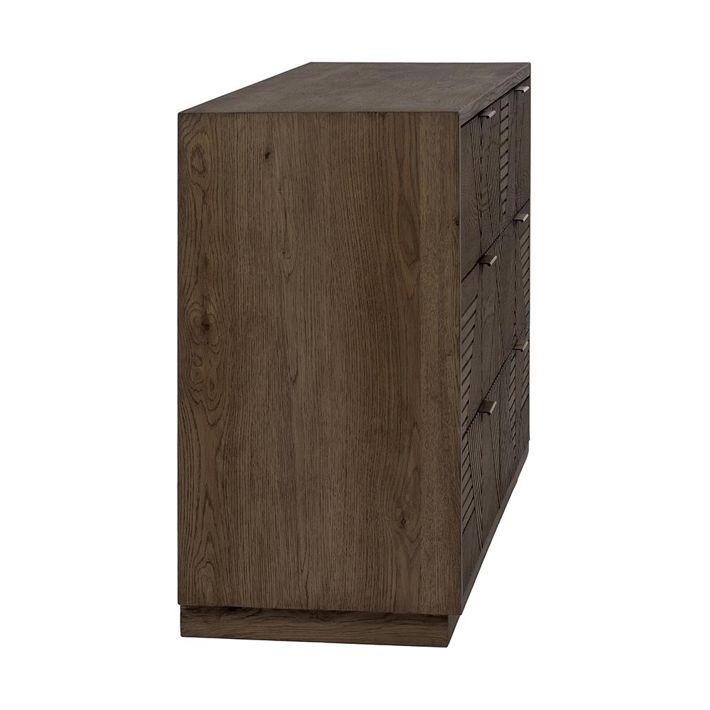Classic Home  - Santa Clara 6-Drawer Wood Dresser - Toasted Brown - 52004211 veiw 4