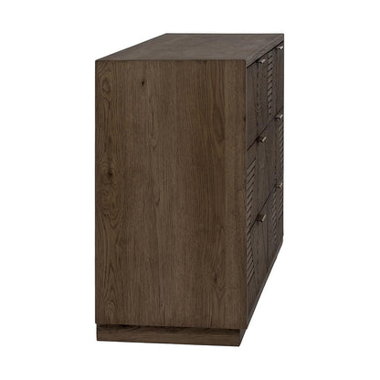 Classic Home  - Santa Clara 6-Drawer Wood Dresser - Toasted Brown - 52004211 veiw 4