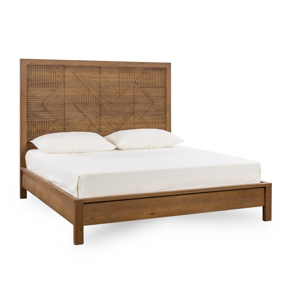 Classic Home Santa Clara Eastern King Wood Platform Bed - Thumbnail 5
