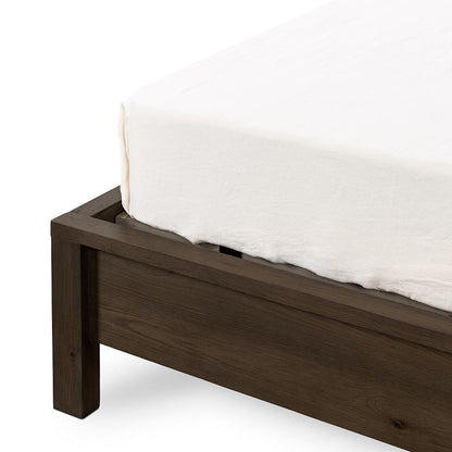 Classic Home  - Santa Clara Queen Wood Platform Bed - Toasted Brown - 54003216 veiw 5