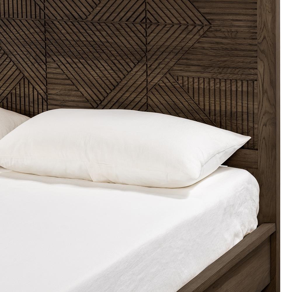 Classic Home  - Santa Clara Queen Wood Platform Bed - Toasted Brown - 54003216 veiw 6