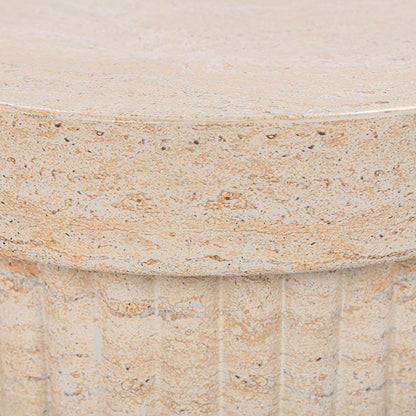 Classic Home  - Selah Outdoor Concrete Stool - Beige - 53006312 veiw 4