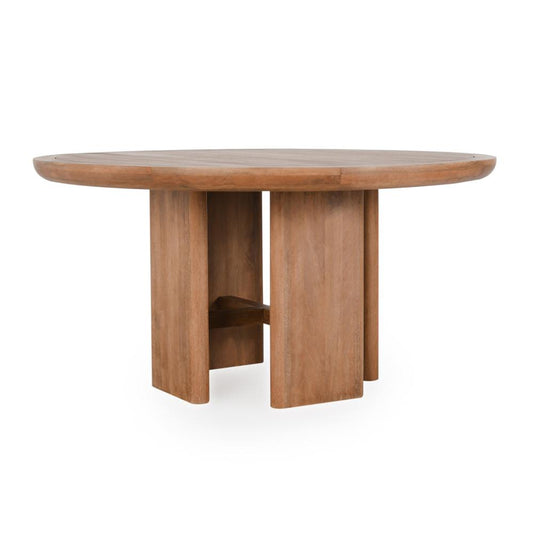Classic Home - Selena 60in Round Mango Wood Dining Table In Umber - 51011770 veiw 1