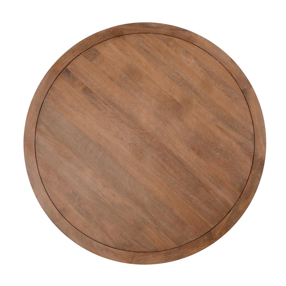 Classic Home - Selena 60in Round Mango Wood Dining Table In Umber - 51011770 veiw 3