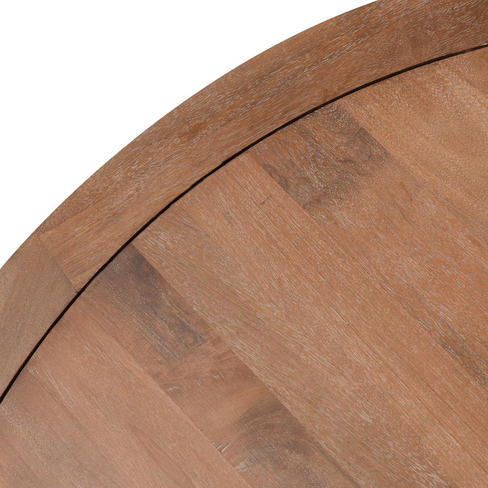 Classic Home - Selena 60in Round Mango Wood Dining Table In Umber - 51011770 veiw 5
