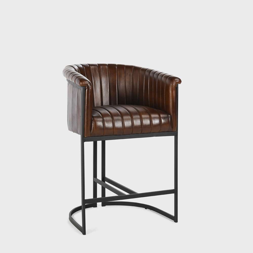 Classic Home Seville Counter Stool Brown - Thumbnail 2