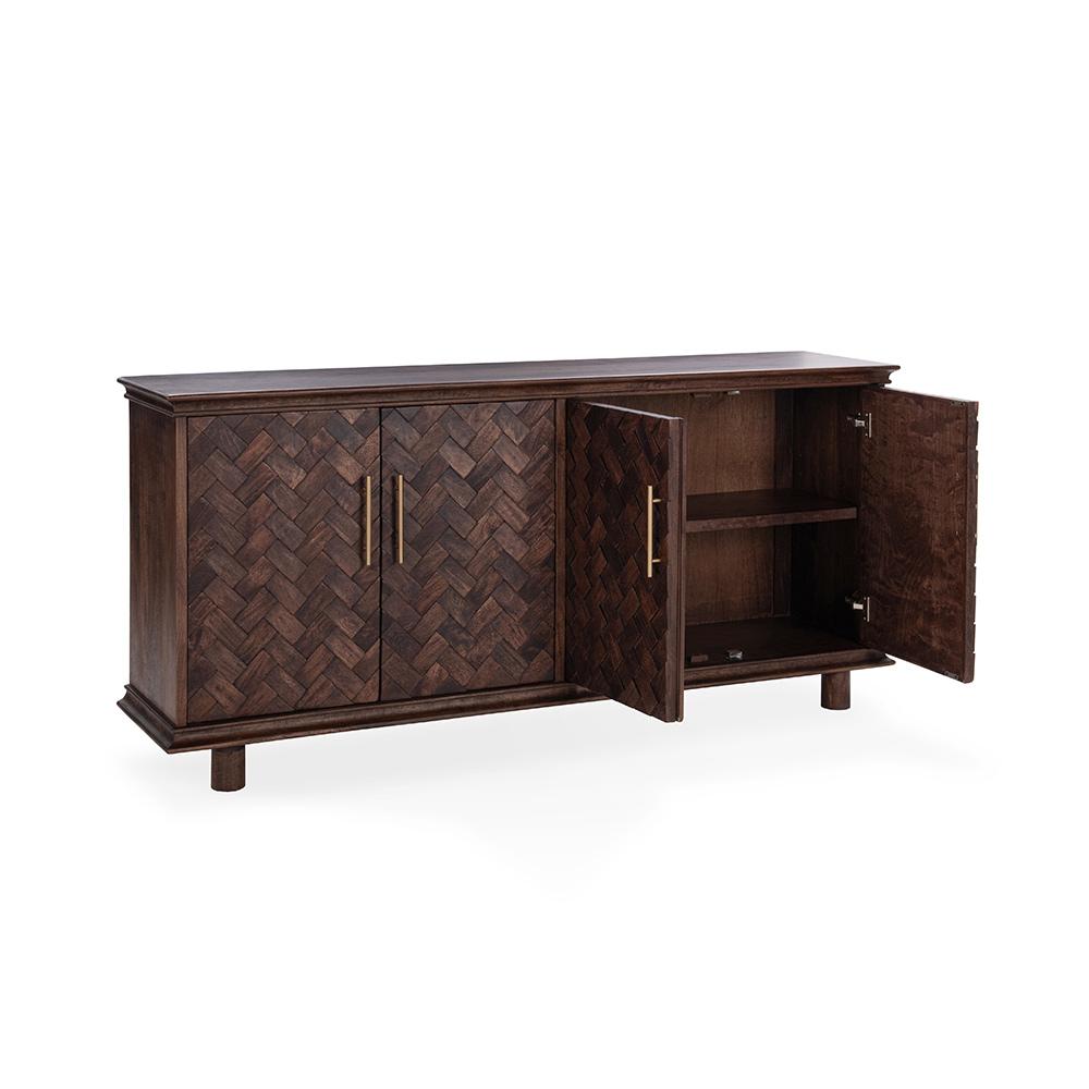 Classic Home  - Shira Mango Wood Sideboard Buffet - Kona Brown - 52010984 veiw 5