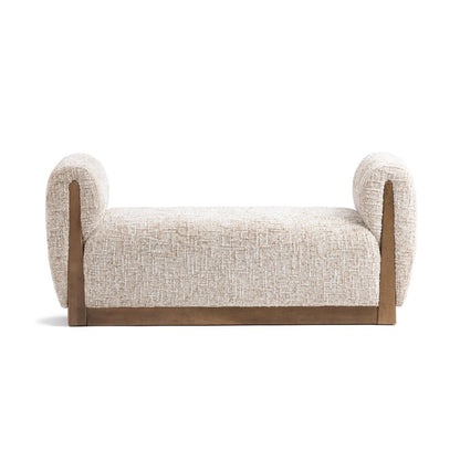 Classic Home - Soraya Upholstered Accent Bench - Wheatfield - 53006716 view 1