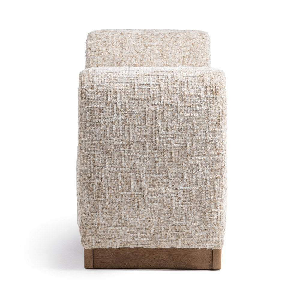 Classic Home - Soraya Upholstered Accent Bench - Wheatfield - 53006716 view 3