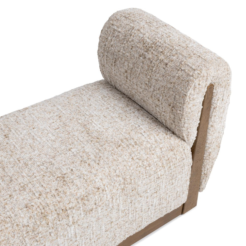 Classic Home - Soraya Upholstered Accent Bench - Wheatfield - 53006716 view 4