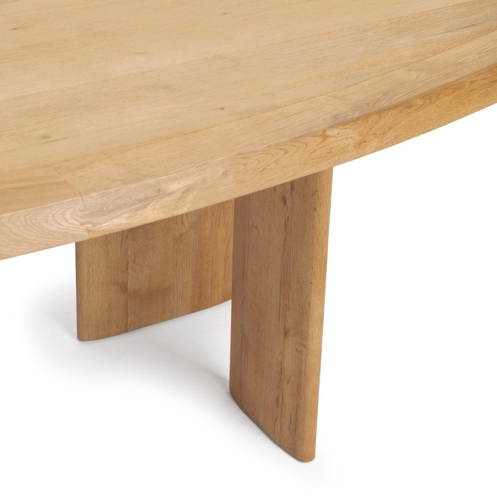 Classic Home - Sorento Oak Wood Dining Table - Natural - 51005539 view 4