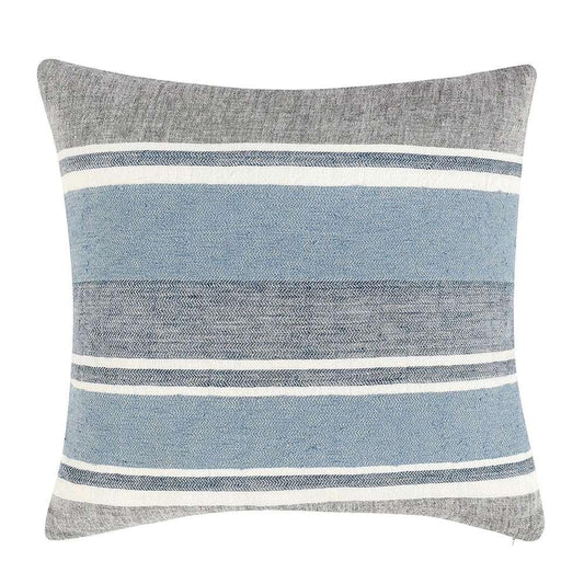 Classic Home - Stillness - Lima Capri Blue/Dark Gray 22x22 - V280016 veiw 1