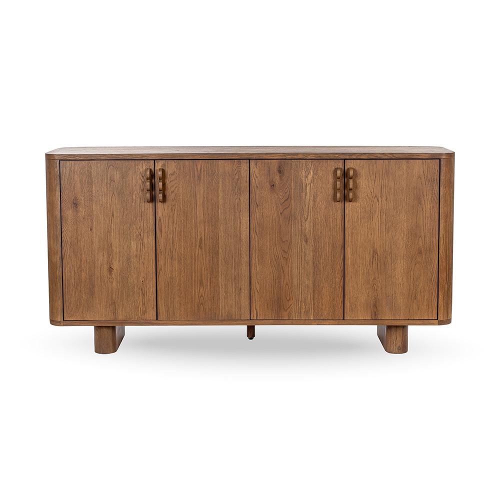 Classic Home  - Tacoma 4-Door Wood Sideboard Buffet - Oak Tan - 52004193 veiw 2
