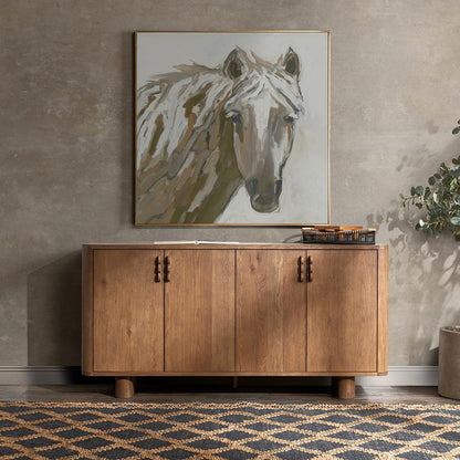 Classic Home  - Tacoma 4-Door Wood Sideboard Buffet - Oak Tan - 52004193 veiw 10