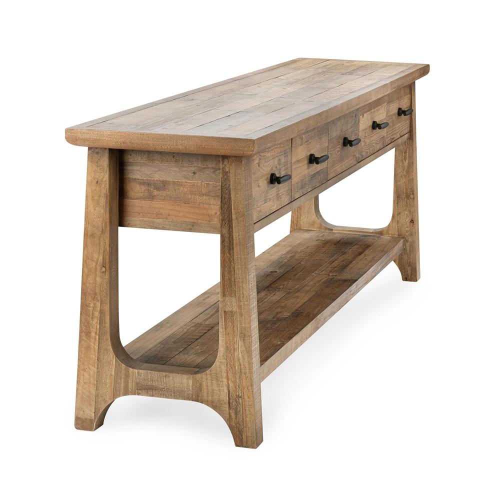 Classic Home - Talladega Reclaimed Pine Console Table - 51031717 veiw 4