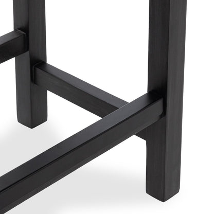 Classic Home - Tanner Reclaimed Pine Counter Stool - Carbon Black - 53006557 view 5