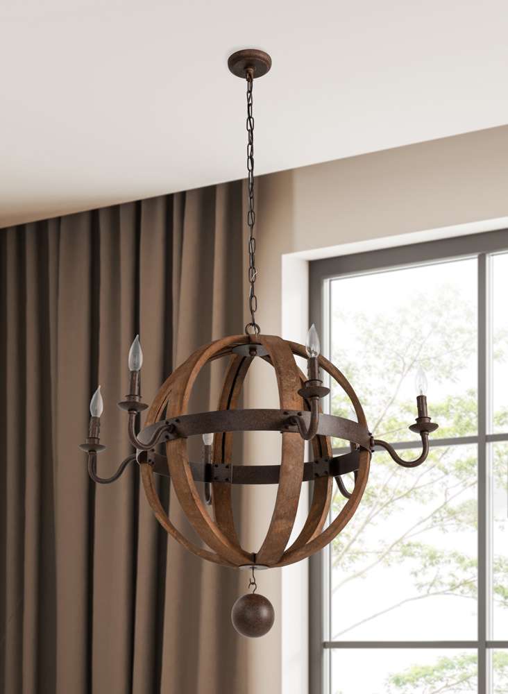 Classic Home - Tarsus Round Chandelier - 56003486 veiw 7