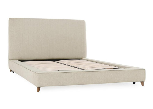 Classic Home - Tate Upholstered Eastern King Bed In Cream - 54003176 veiw 1