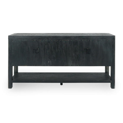 Classic Home - Tenno 70in Reclaimed Pine Wood Black Sideboard - 52004183 veiw 2