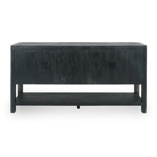 Classic Home - Tenno 70in Reclaimed Pine Wood Black Sideboard - 52004183 veiw 2