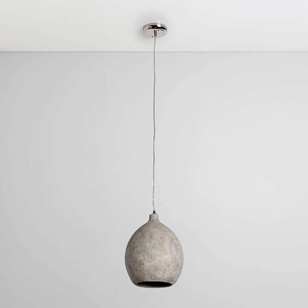 Classic Home - Teresa Concrete Pendant Deep Gray - 56004243 veiw 1
