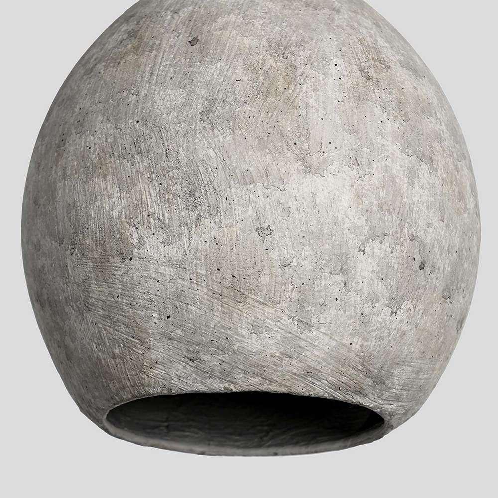 Classic Home - Teresa Concrete Pendant Deep Gray - 56004243 veiw 2