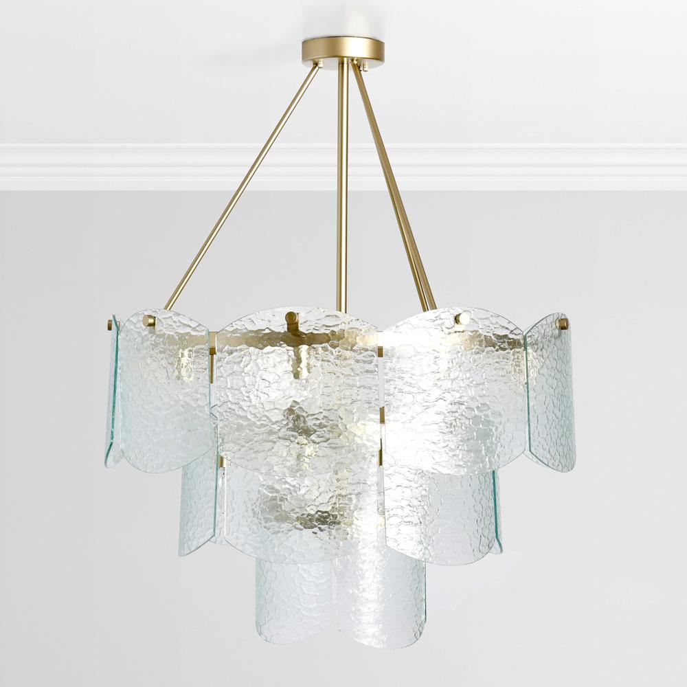 Classic Home Theresa 16-Light Glass Chandelier - Thumbnail 2