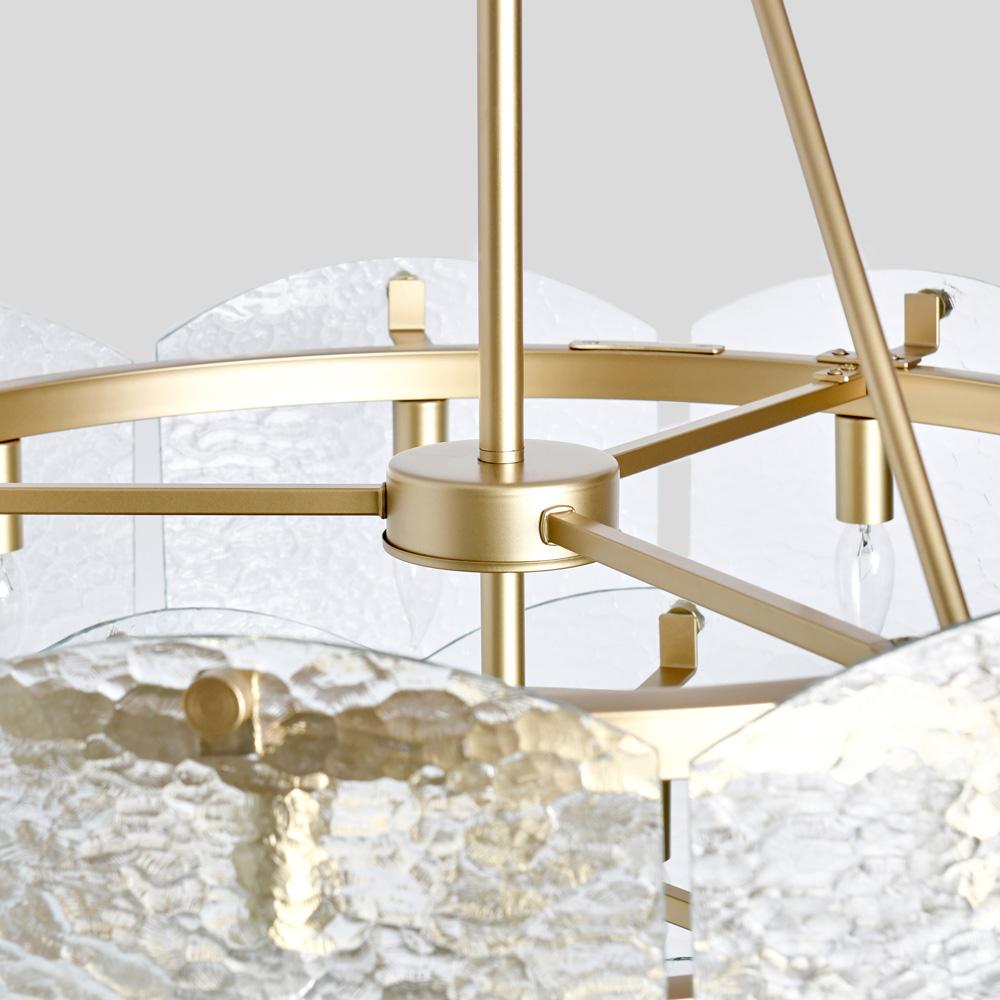 Classic Home Theresa 16-Light Glass Chandelier - Thumbnail 4