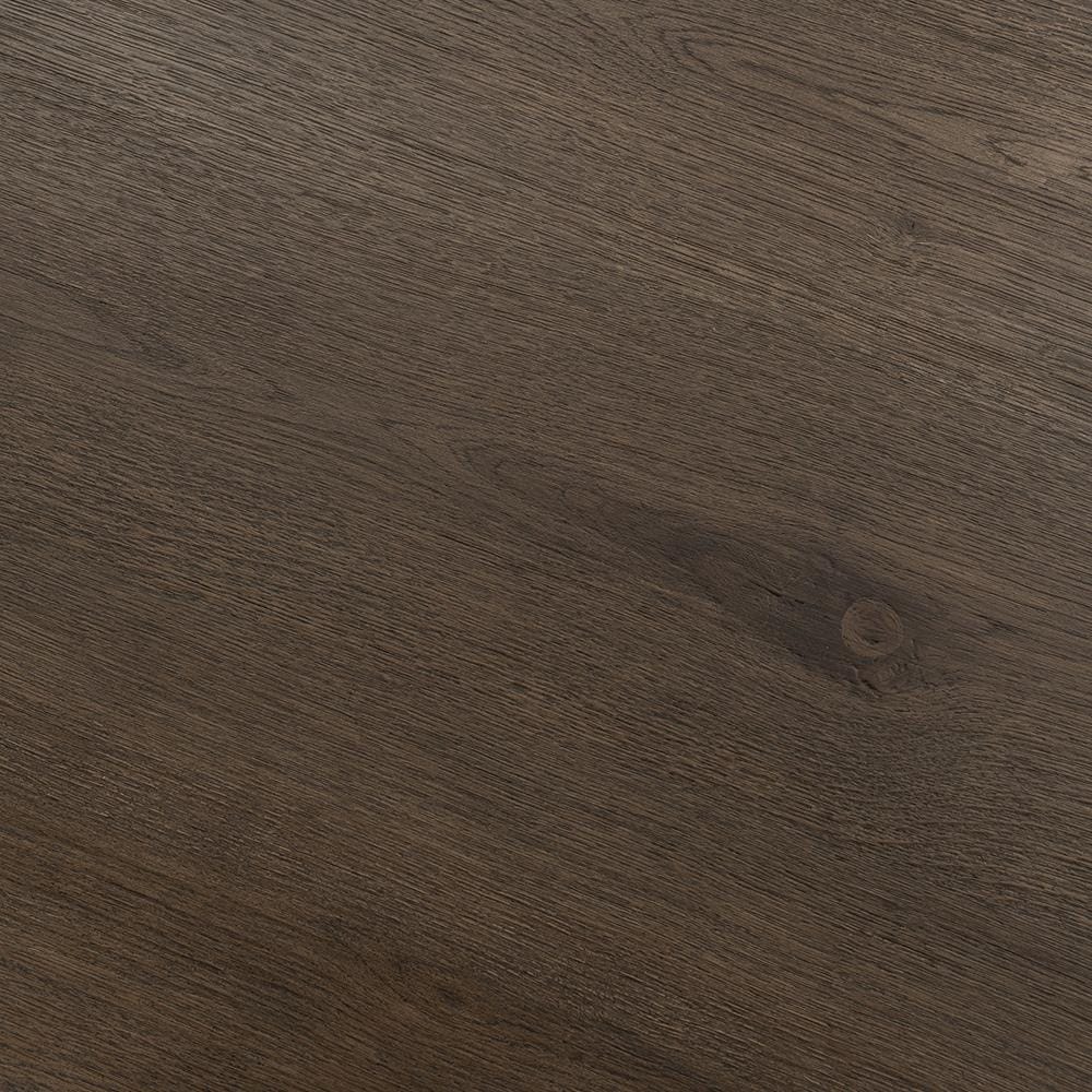 Classic Home  - Tiber 70in Round Oak Veneer Wood Dining Table - Toasted Brown - 51031735 veiw 6