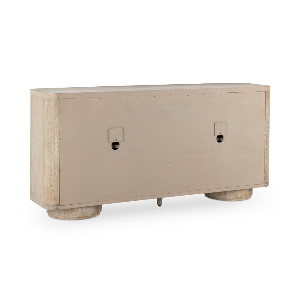Classic Home - Tiber 74in Oak Veneer Wood Buffet Sideboard In White Wash - 52004191 veiw 4
