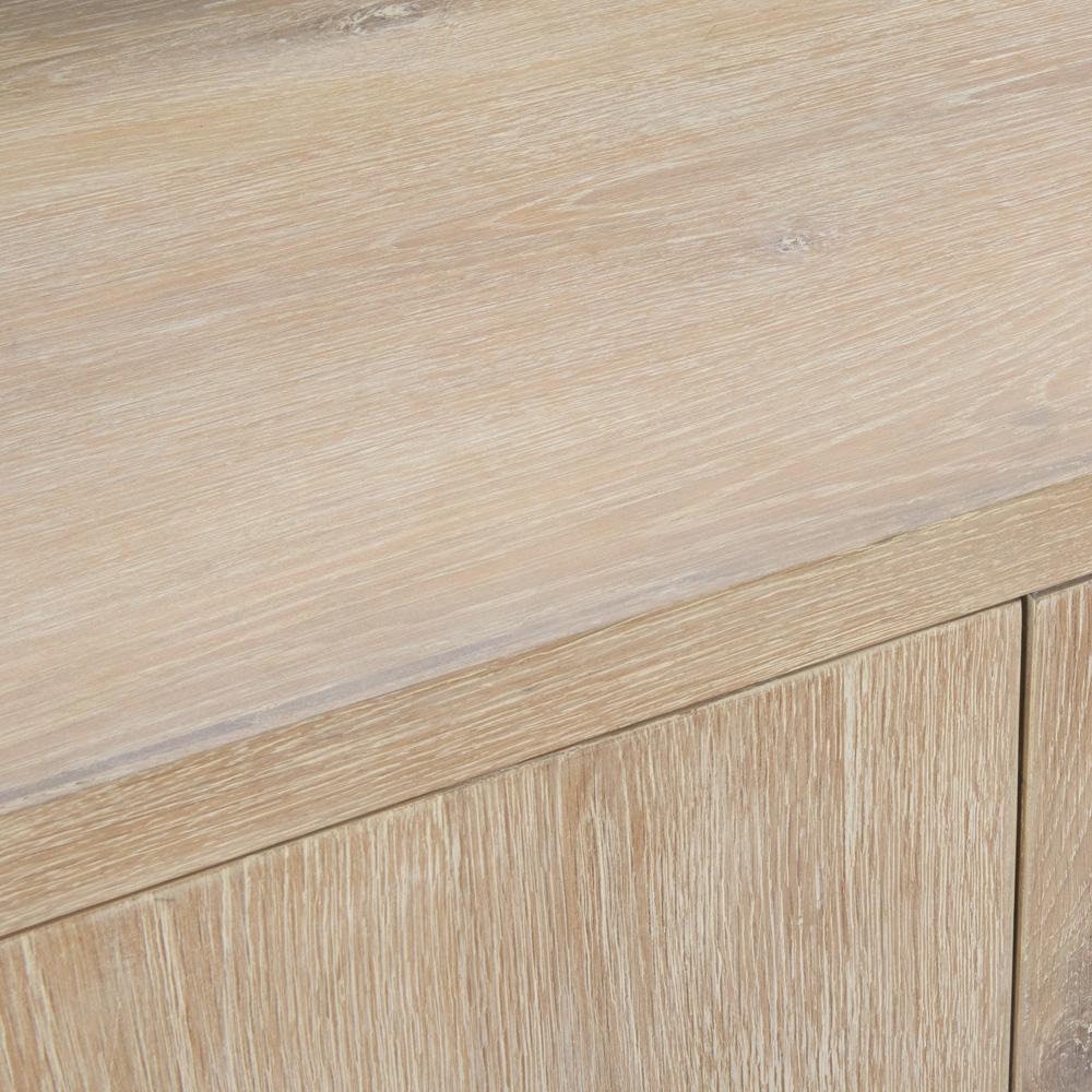 Classic Home - Tiber 74in Oak Veneer Wood Buffet Sideboard In White Wash - 52004191 veiw 5
