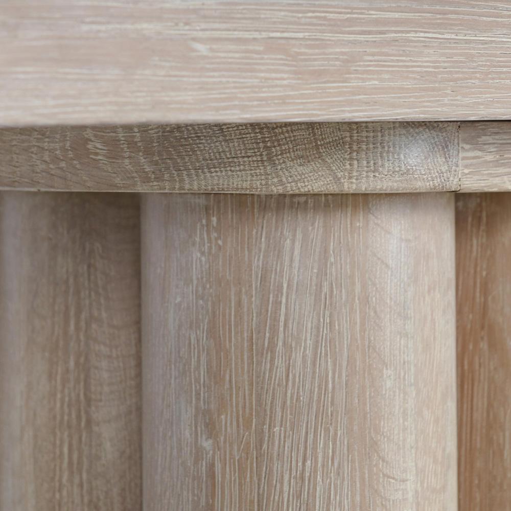 Classic Home - Tiber  Oak Solid Wood Console Table In White Washed - 51031650 veiw 5