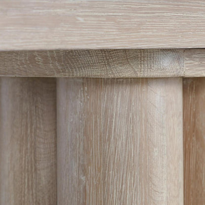 Classic Home - Tiber  Oak Solid Wood Console Table In White Washed - 51031650 veiw 5