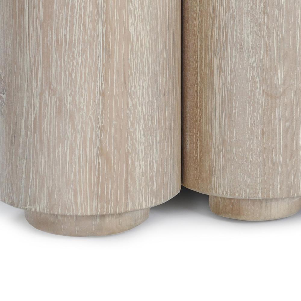 Classic Home - Tiber  Oak Solid Wood Console Table In White Washed - 51031650 veiw 6