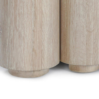 Classic Home - Tiber  Oak Solid Wood Console Table In White Washed - 51031650 veiw 6