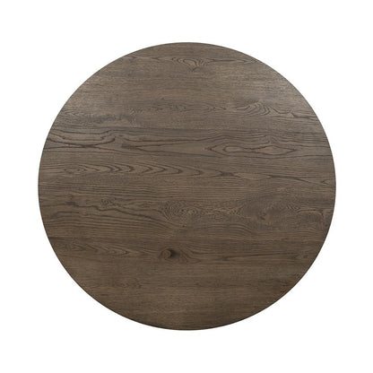 Classic Home  - Tiber Round Wood Coffee Table - Toasted Brown - 51031736 veiw 2