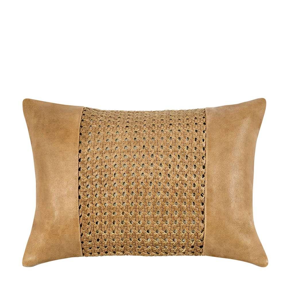 Classic Home Timeless Toscano Leather Pillow - Thumbnail 3