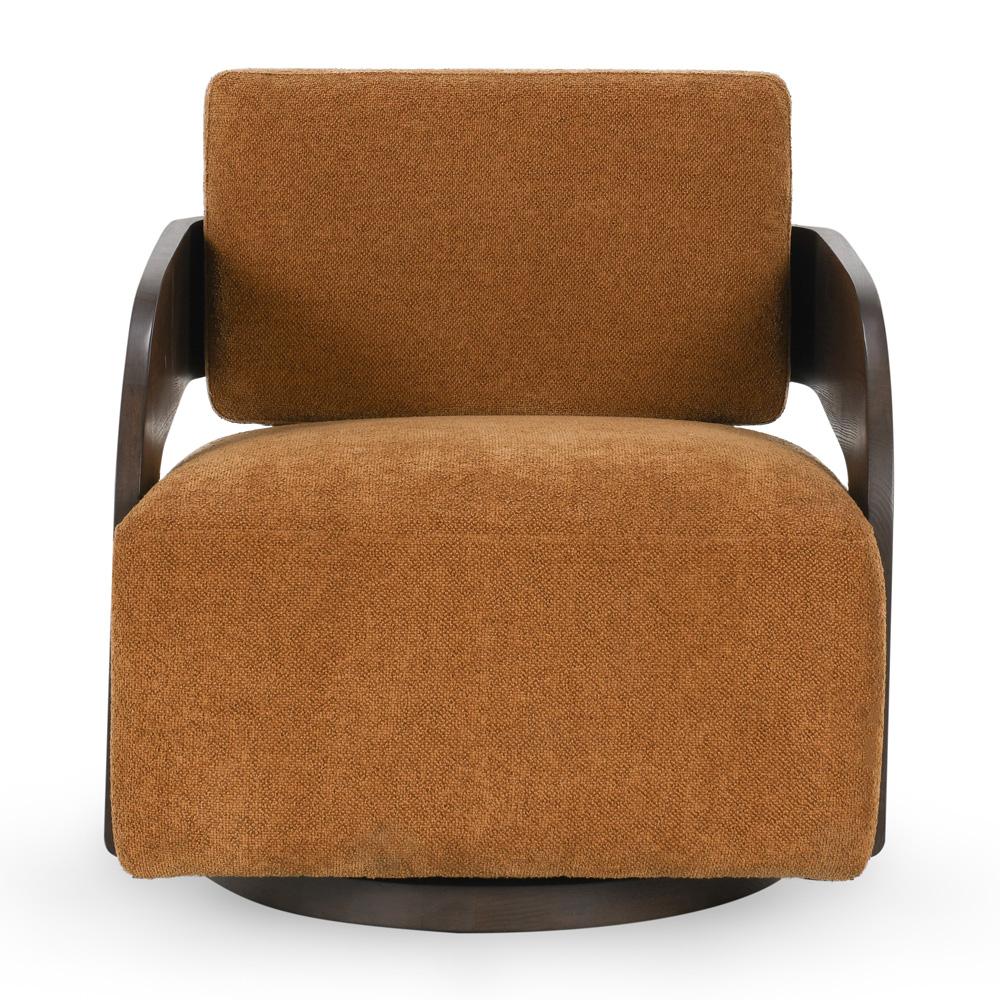 Classic Home - Toscana Swivel Accent Chair Amber - 53004804 veiw 2